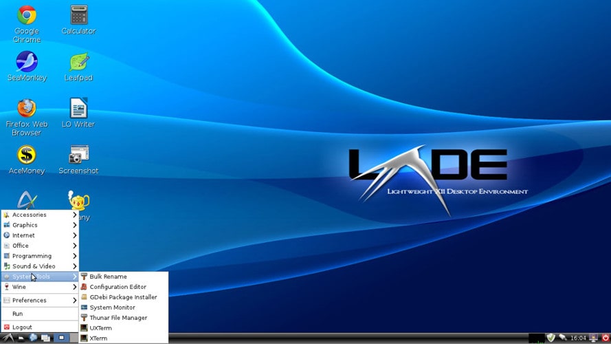 linux LXDE desktop