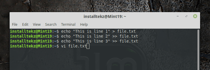 basic file editing in linux