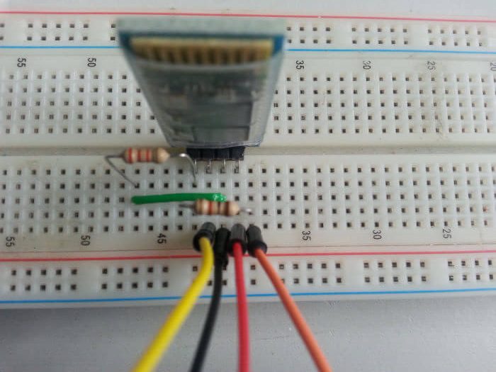 HC-06 to Arduino Uno With Breadboard