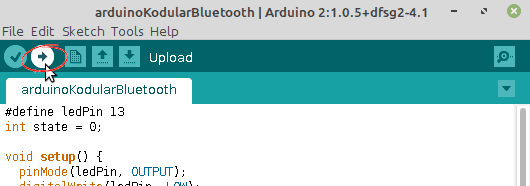 Arduino upload sketch