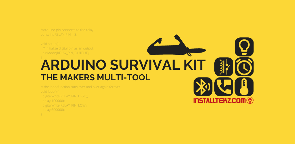 Arduino Survival Kit Android App Feature Graphic