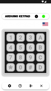 Arduino Keypad Android App Screenshot